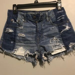 American eagle jean shorts